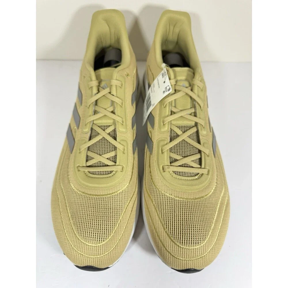 Size 16-Men’s adidas Supernova Running Shoes Gold White Running Shoes FX7414 NEW